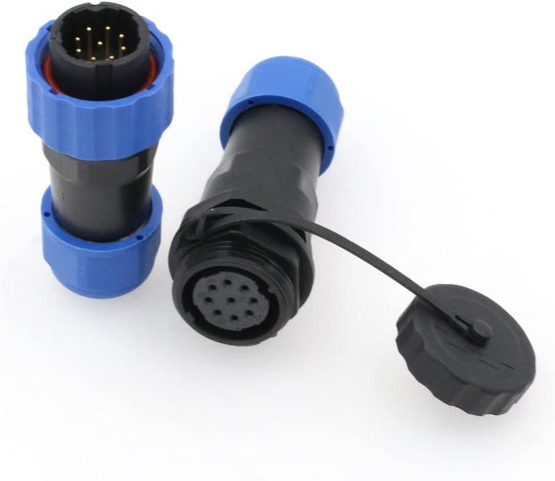 SZRMCC SD20 Waterproof Connectors 9 Pin 5A Panel Mount Circular Aviation Cable Connector Industrial Male Plug Female Socket LED Outdoor Wire Connector - Image 2